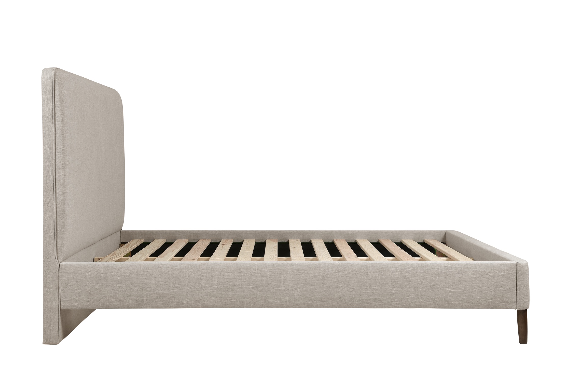 Ellis Double Bed in Natural House Linen Mix