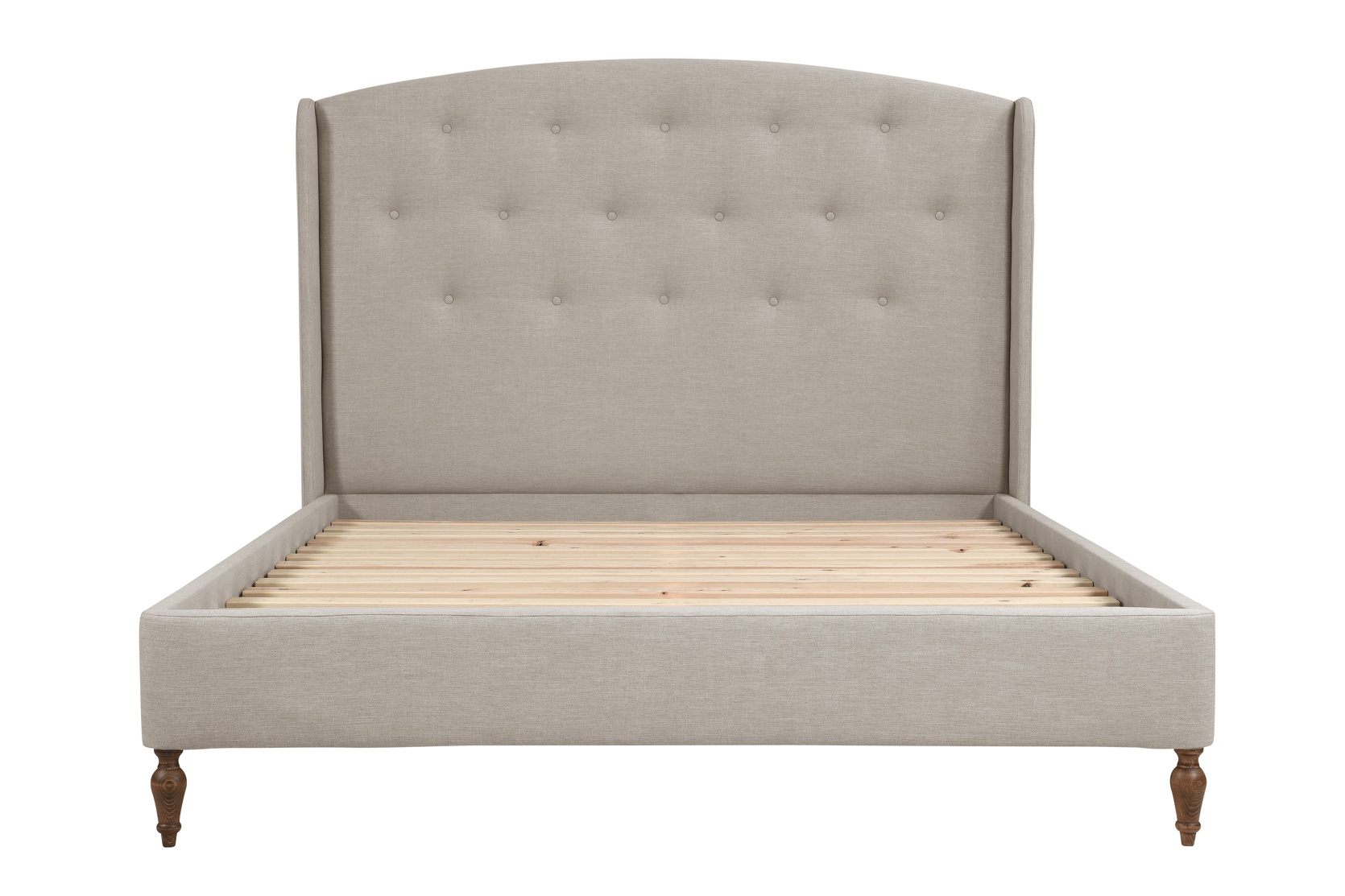 Gilmore Double Bed in Natural House Linen Mix