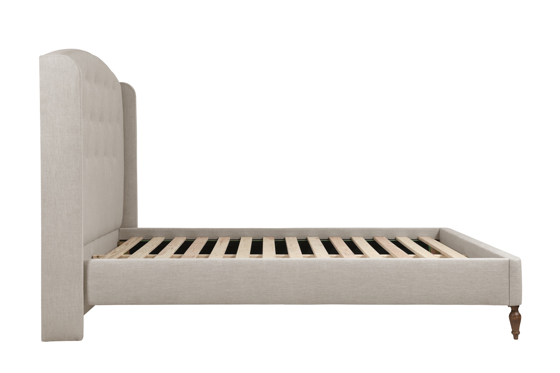 Gilmore Double Bed In Natural House Linen Mix