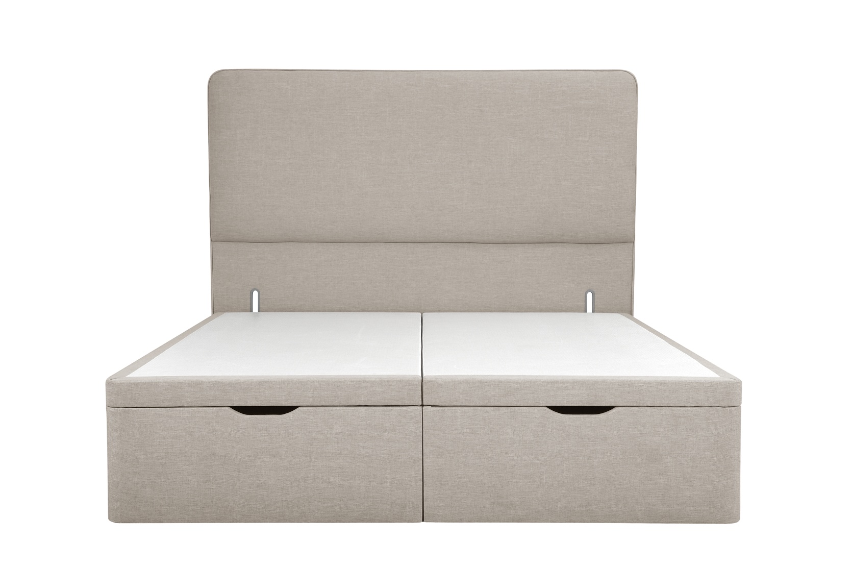 Ellis Double Ottoman Storage Bed in Natural House Linen Mix