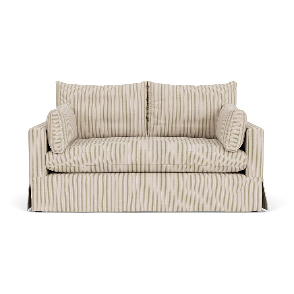Ashton Large 2 Seater Sofa In Sage Kingham Stripe
