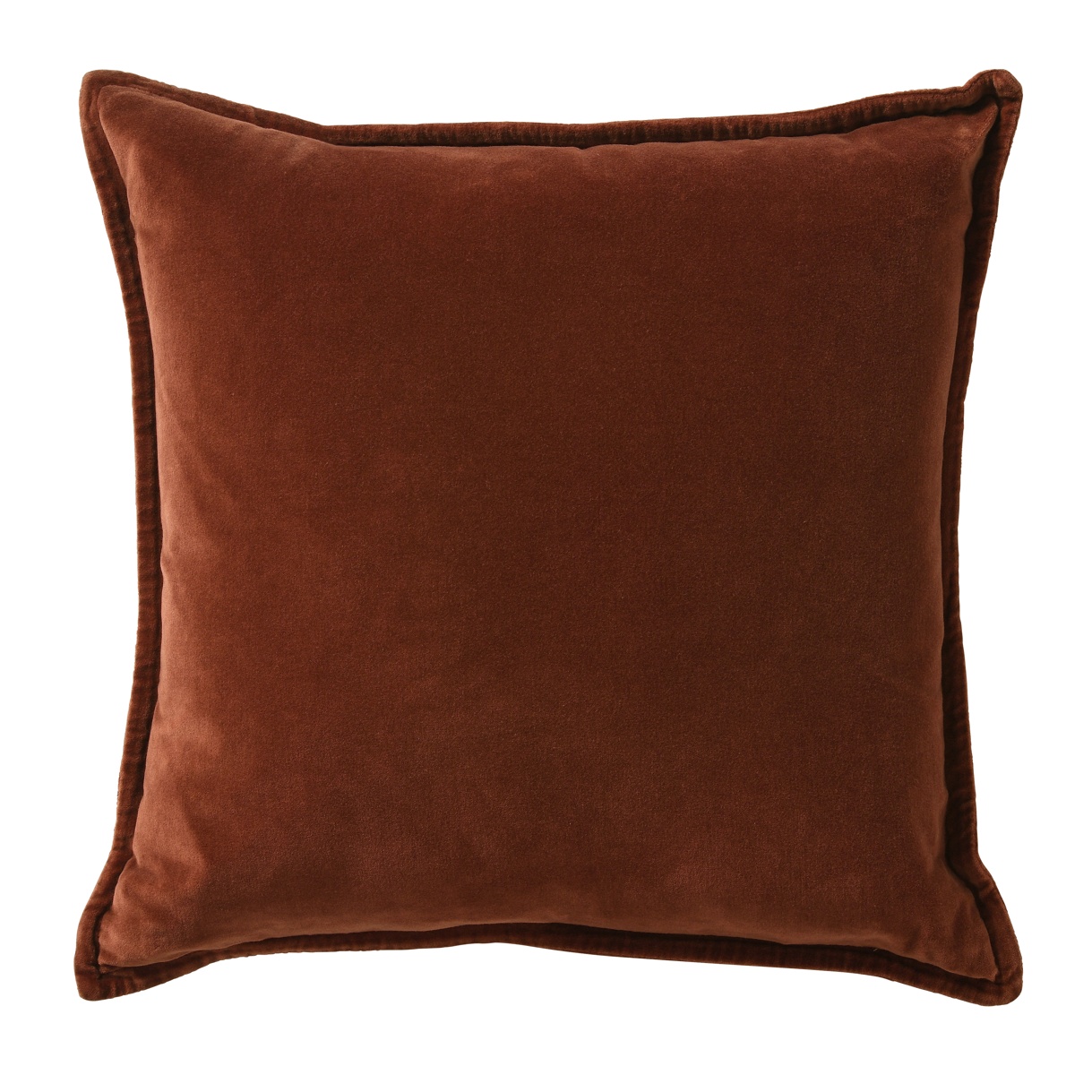 Velvet Cushion in Brick