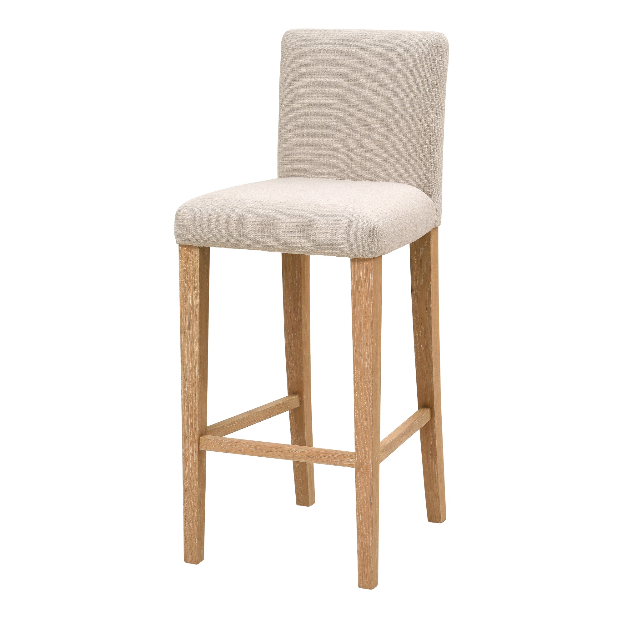 Alder Upholstered Bar Stool Beige