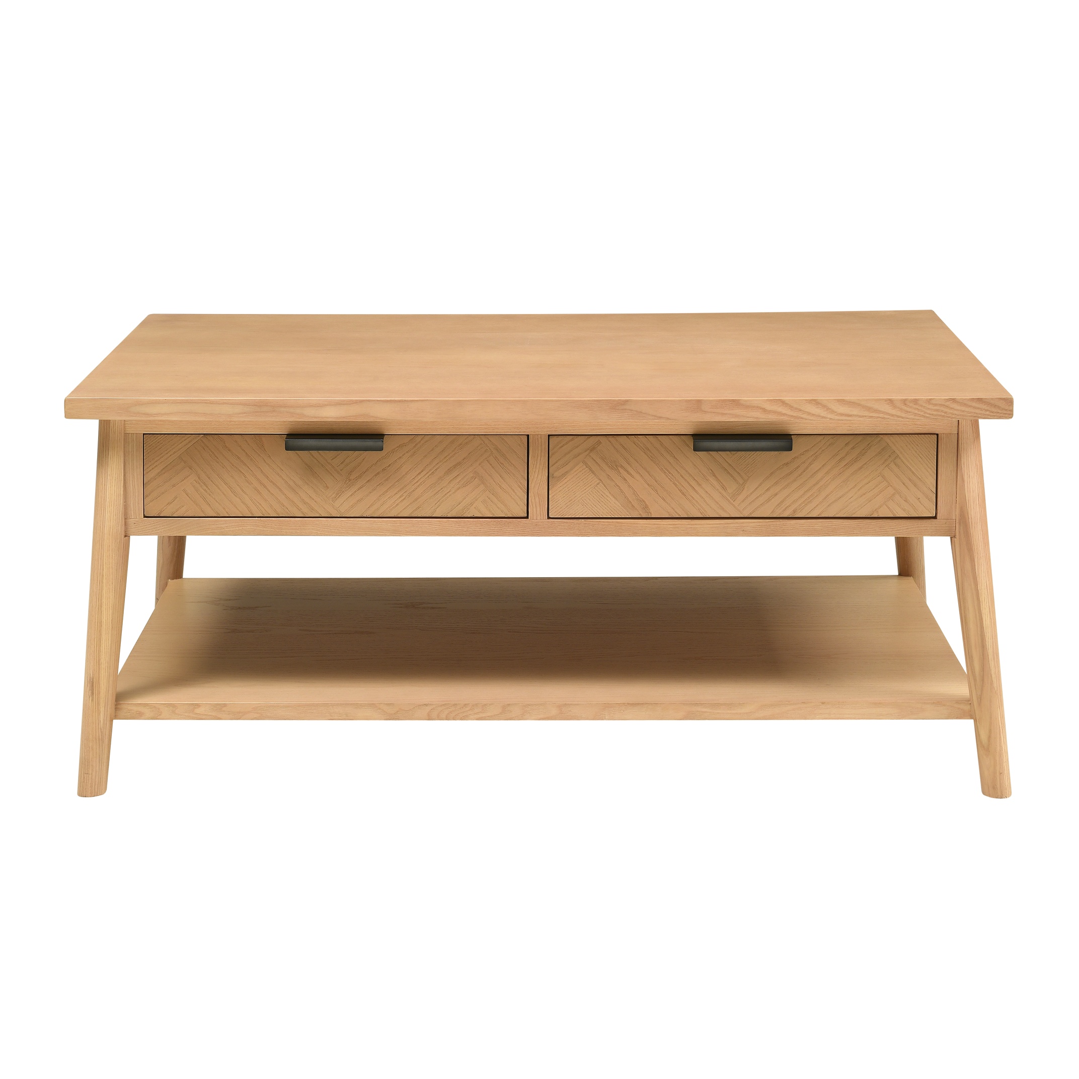 Harnhill Pale Ash Coffee Table With Drawers