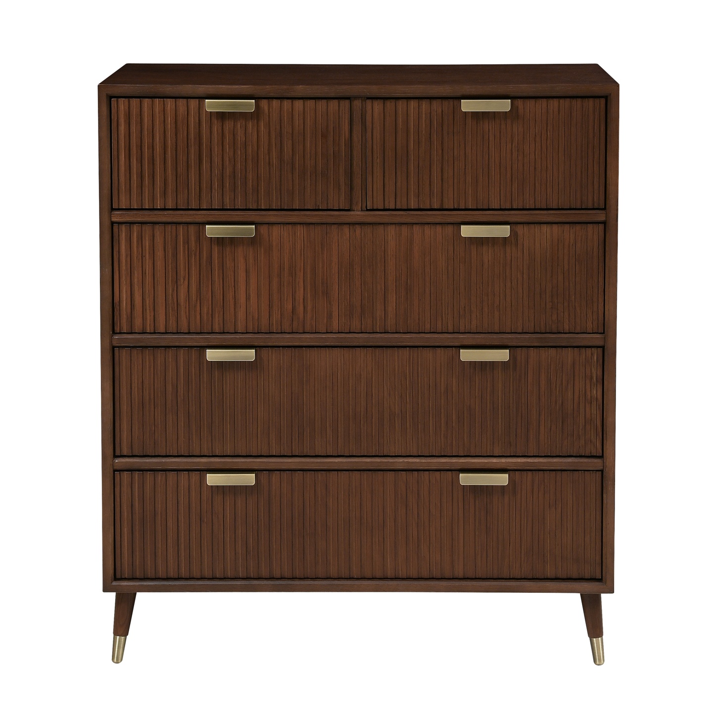 Oakridge Toasted Oak 5 Drawer Chest