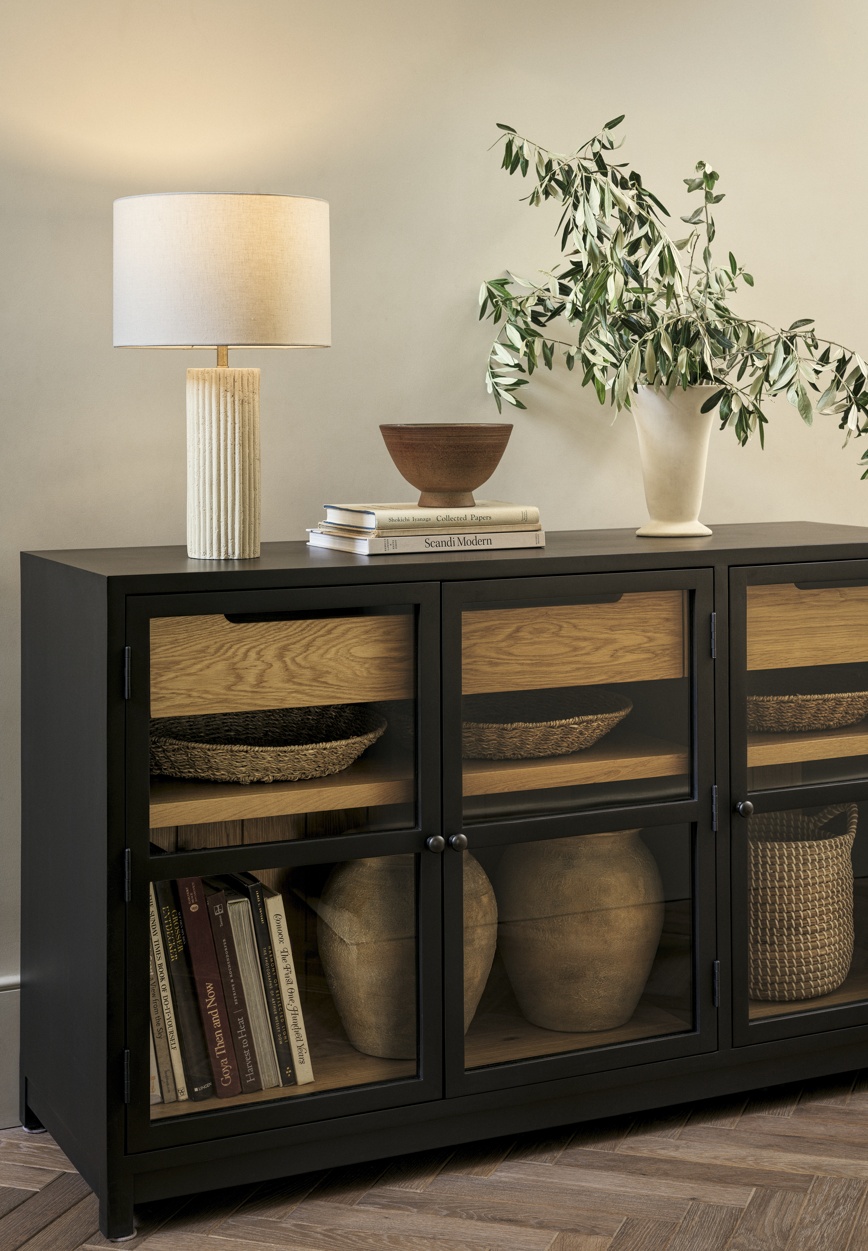 Hilcot Sideboard Black Frame
