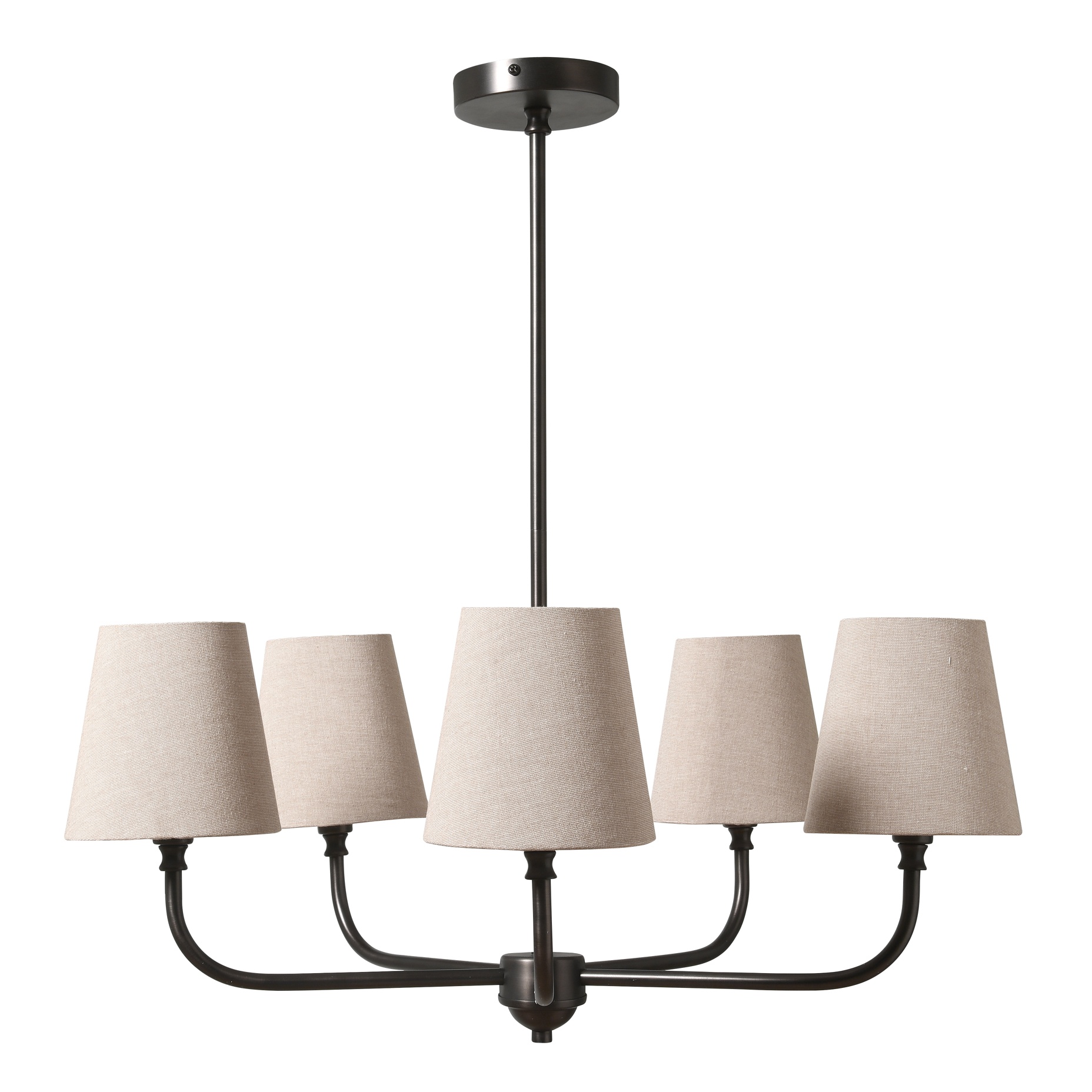 Kingswell 5 Arm Ceiling Pendant Bronze