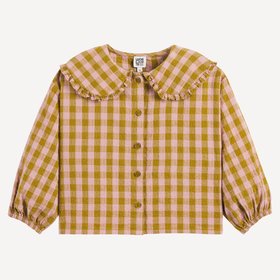 Checked Shirt With Peter Pan Collar £29.99 By La Redoute