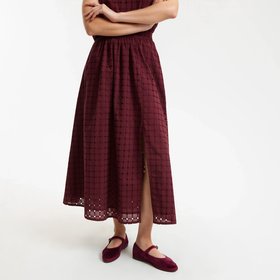 Broderie Anglaise Full Midi Skirt £67.99