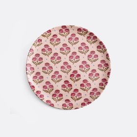Antes Floral Print Round Tray