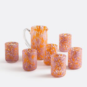 Dotio Speckled Glass Carafe