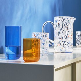Dotio Speckled Glass Carafe