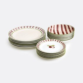 Figue 18-Piece Porcelain Dinner Service