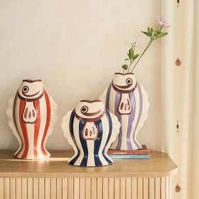 Fiska Ceramic Fish-Shaped Vase Height 24cm