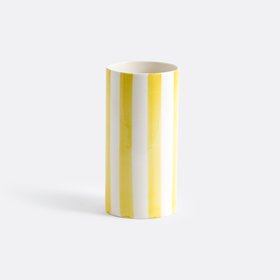 Jaoma Striped Ceramic Vase, H25cm