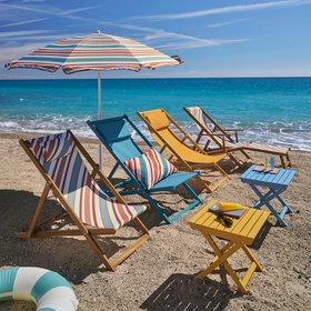 Sardaigne Oiled Acacia Folding Deckchair