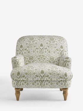 Hedgerow Green Ashstead Damask Clipsham Accent Chair