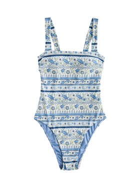Blue Ramona Tummy Control Swimsuit