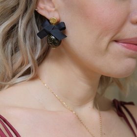 Bollina Molten Moon Statement Party Earring