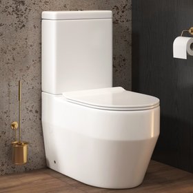Aspen Close Coupled Rimless Toilet