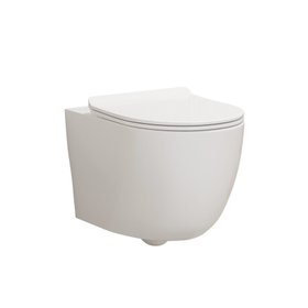 Elva Short Projection Wall Hung Rimless Toilet