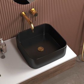 Art Square Counter Top Basin - Black