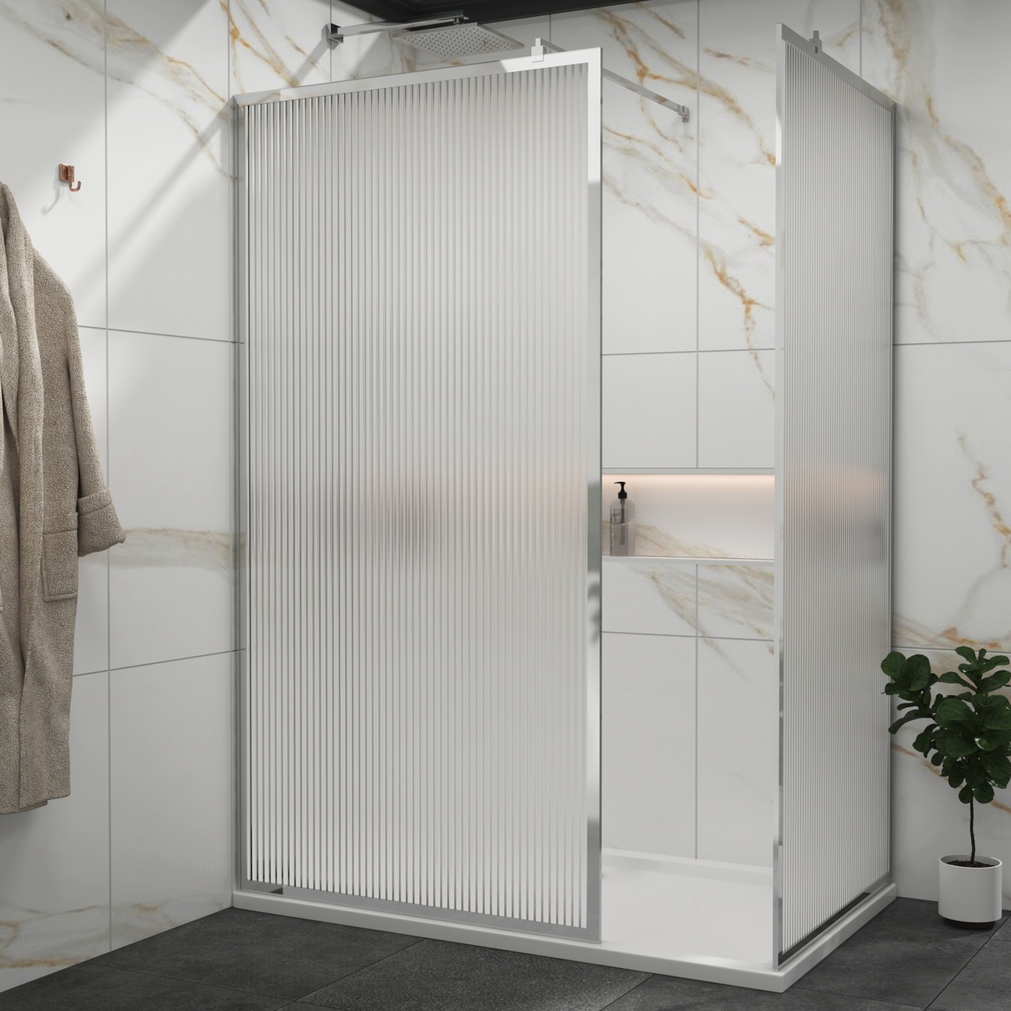 Luxor Walk In Shower Enclosure