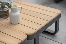 Bramblecrest Montpellier U-Shape Modular Sofa with 2 Teak Coffee Table