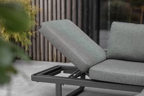 Bramblecrest Montpellier L-Shape Modular Sofa with Duo Round Coffee Tables & Sofa Chair