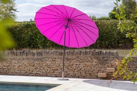 Shanghai Magenta 2.7m Aluminium Tilt Parasol