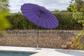 Shanghai Violet 2.7m Aluminium Tilt Parasol