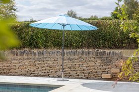 Shanghai Sky Blue 2.7m Aluminium Tilt Parasol