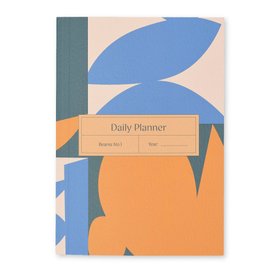 Undated Daily A5 Planner in Beams Print