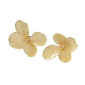 Hydrangea Flower Studs in Yellow
