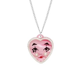 Heart Clown Necklace