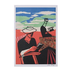 ‘Day by the Sea’ A4 Print