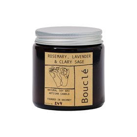 Scented Soy Wax Candle with Rosemary, Lavender and Clary Sage
