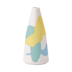 Porcelain Tall Bud Vase - Colourway D