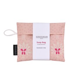 Soap Pouch in Pink Palms Print