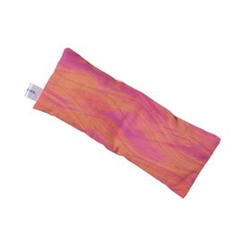 Lavender Eye Pillow in Marbled Pink and Orange
