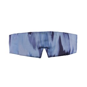 Reversible Sleep Mask in Marbled Purple and Blue