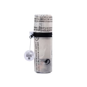 Repurposed Plastic Round Pencil Case - Black