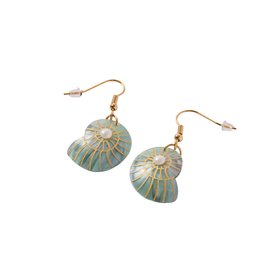 Spiral Shell Earrings