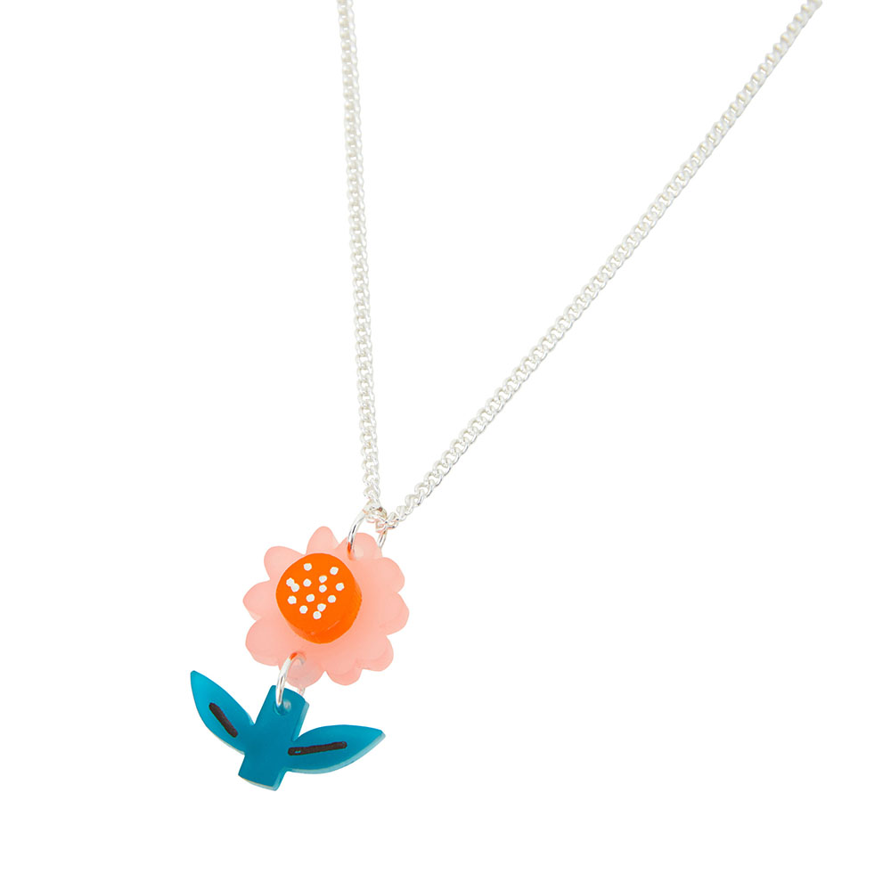 Spring Flower Pendant Necklace