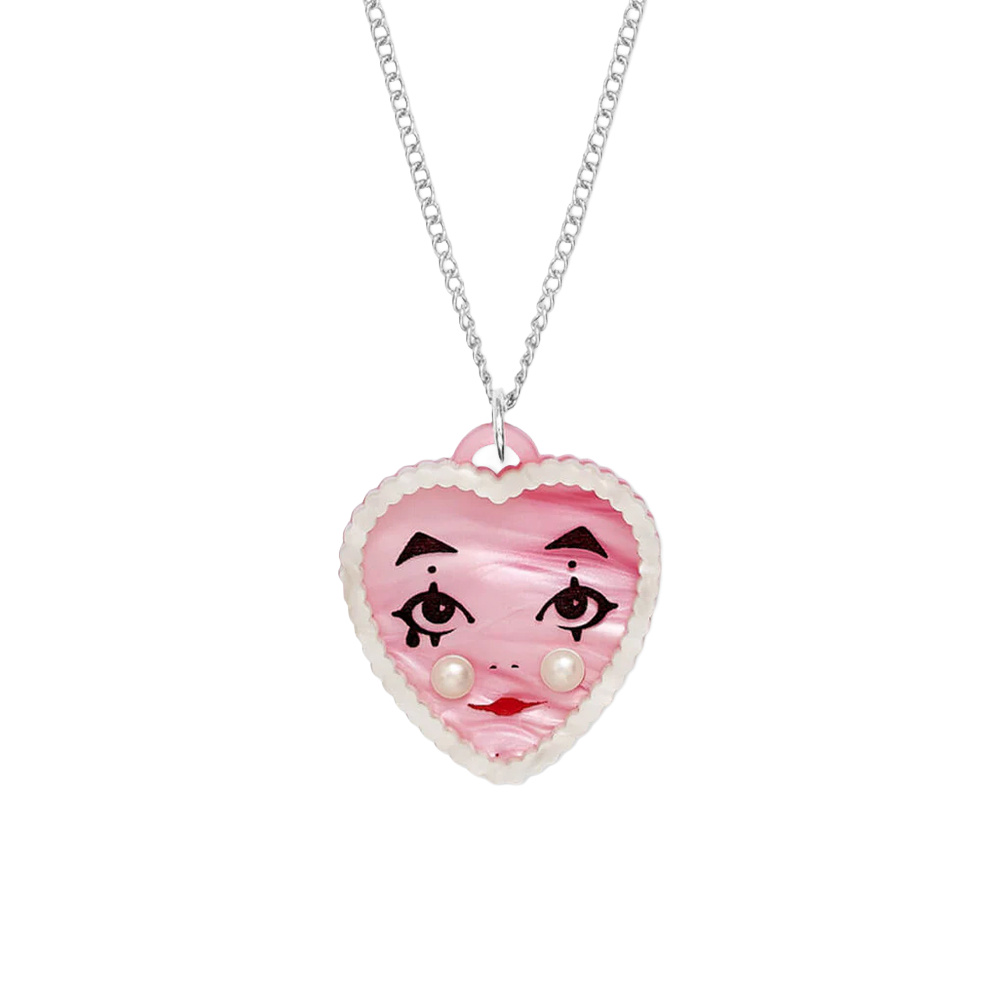 Heart Clown Necklace