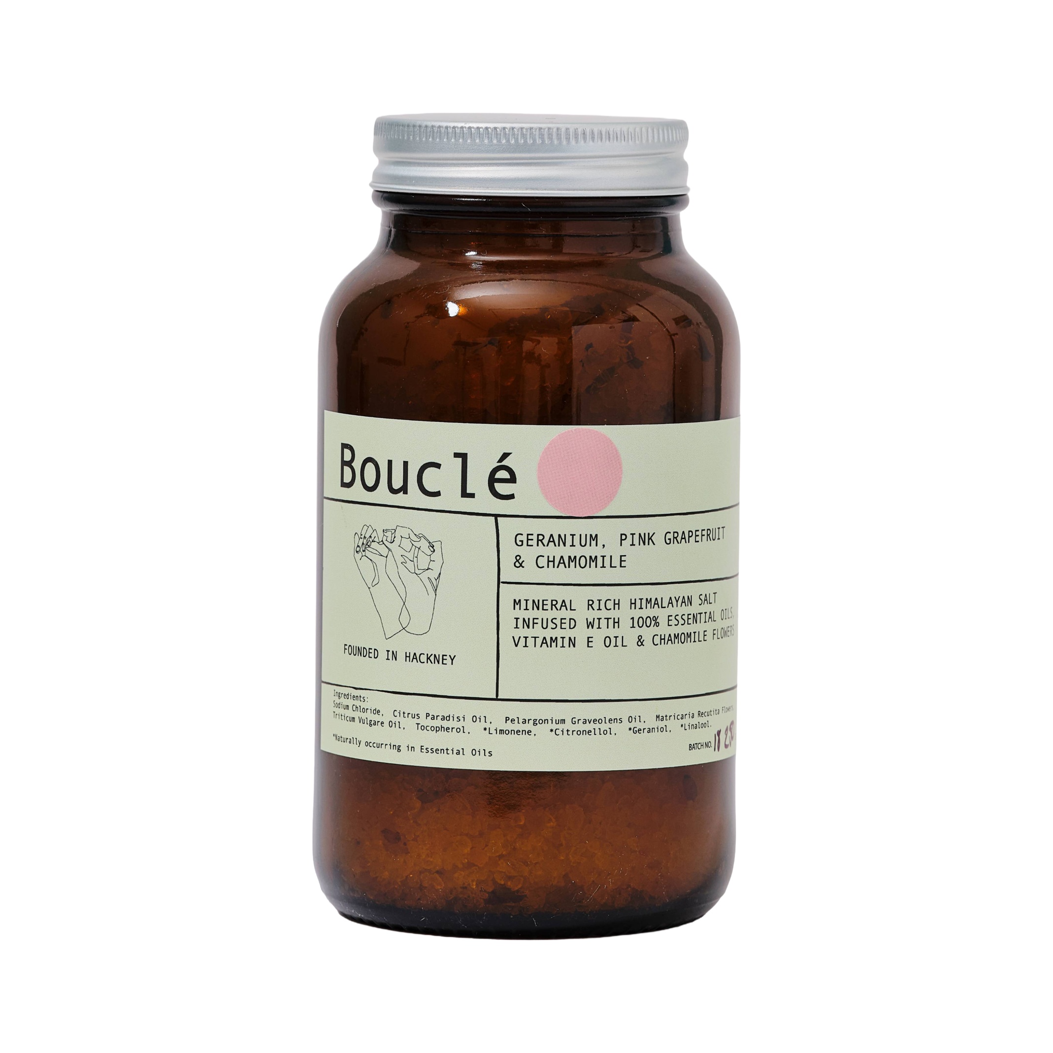 Botanical Bath Salts with Geranium, Pink Grapefruit & Chamomile