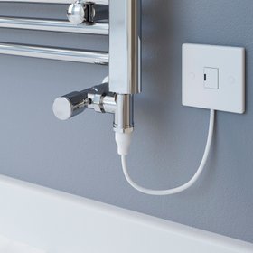 Flomasta 600W White Towel Radiator Heating Element