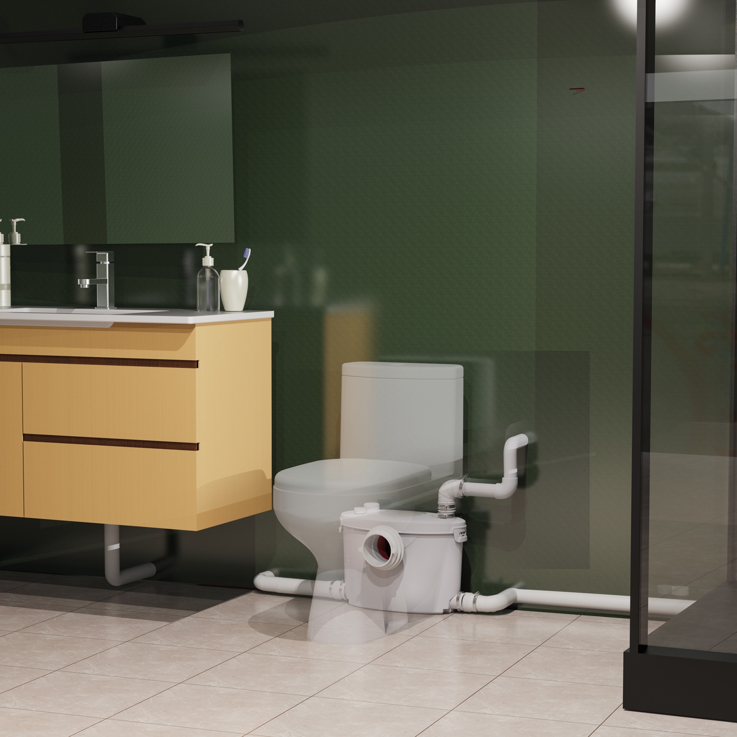 Flomasta Macerator WC & Bathroom Top Outlet