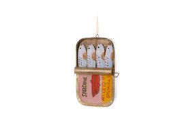 Tin Of Sardines Hanging Decoration