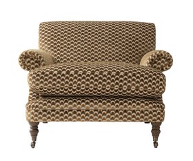 Agatha Armchair in Liberty's Ottoman Spot, Fennel
